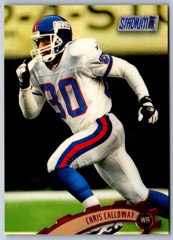1997 Topps Stadium Club Football Chris Calloway #239