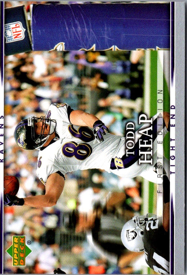 2007 Upper Deck Todd Heap #16