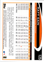 2012 Topps Opening Day Matt Cain #125