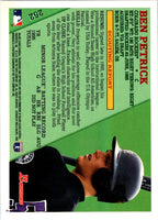 1996 Bowman Ben Petrick #252 Rookie