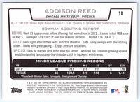 2012 Bowman Addison Reed #18
