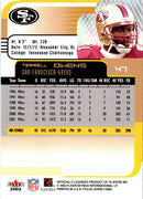 2002 Fleer Focus Jersey Edition Terrell Owens