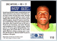 1991 Proset World League Eric Mitchel #115
