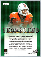 2001 Press Pass Showbound Santana Moss #SB8