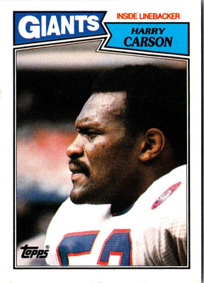 1987 Topps Harry Carson #25