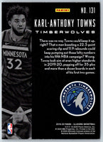 2019 Panini Absolute Memorabilia Karl-Anthony Towns #22
