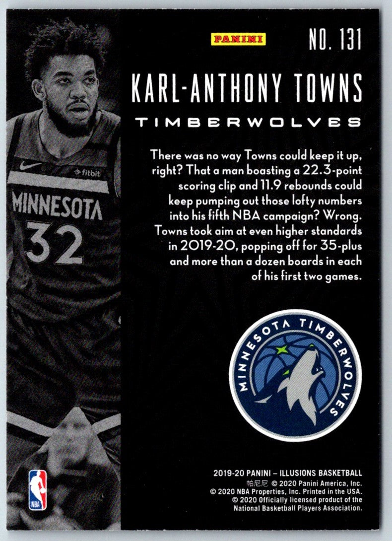 2019 Panini Absolute Memorabilia Karl-Anthony Towns