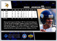 1998 Upper Deck Brad Johnson #147