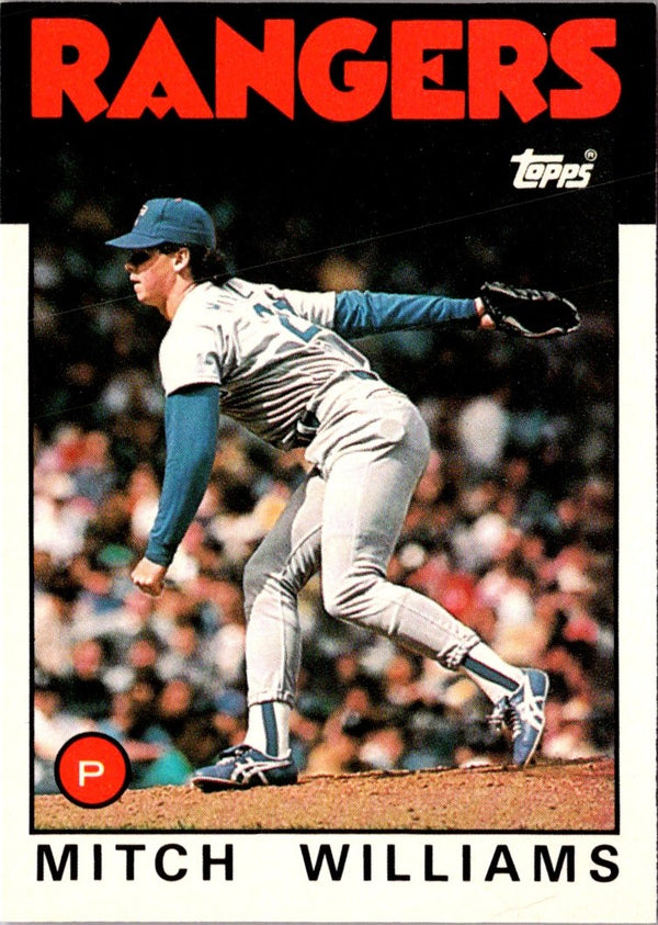 1986 Topps Traded Mitch Williams #125T