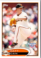 2012 Topps Opening Day Matt Cain #125
