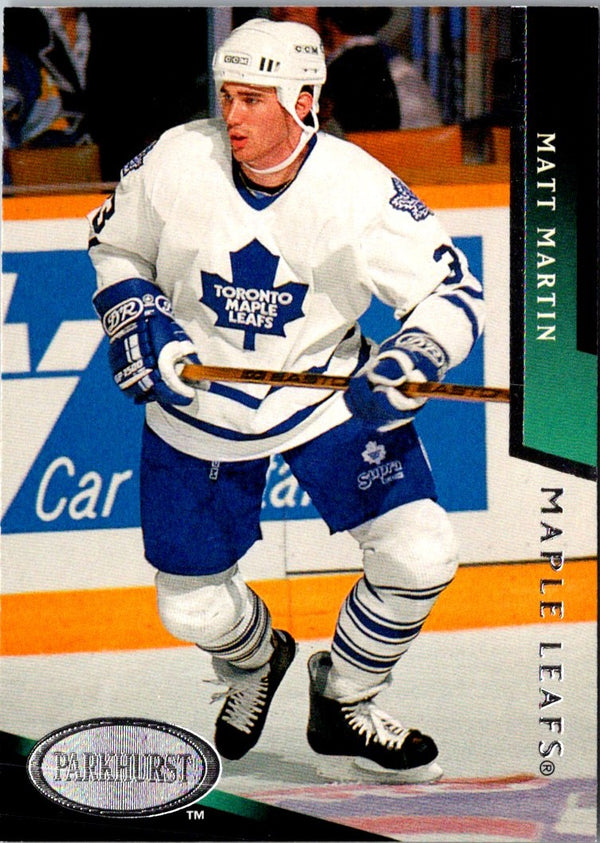 1993 Parkhurst Matt Martin #471 Rookie