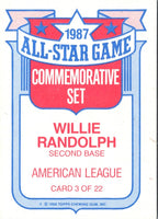 1988 Topps Glossy All-Stars Willie Randolph #3