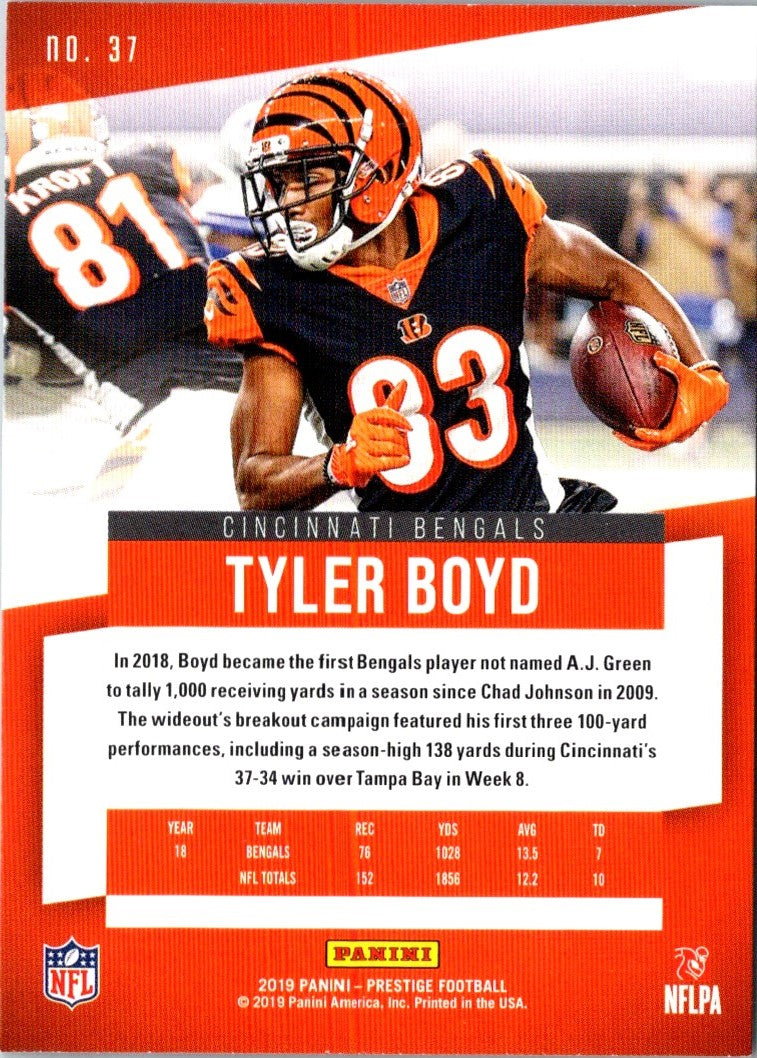 2020 Panini Playoff Goal Line Tyler Boyd