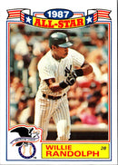 1988 Topps Glossy All-Stars Willie Randolph