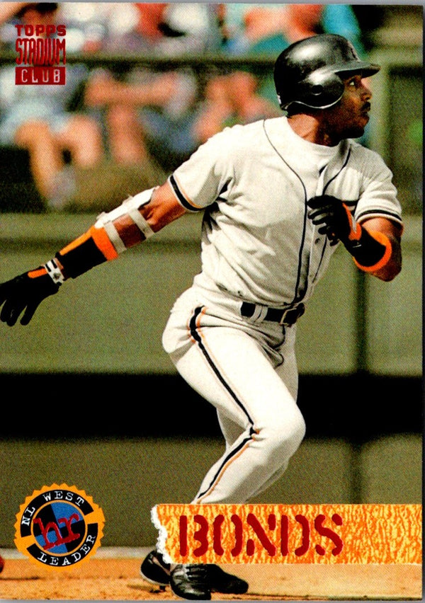 1994 Stadium Club Golden Rainbow Barry Bonds #532