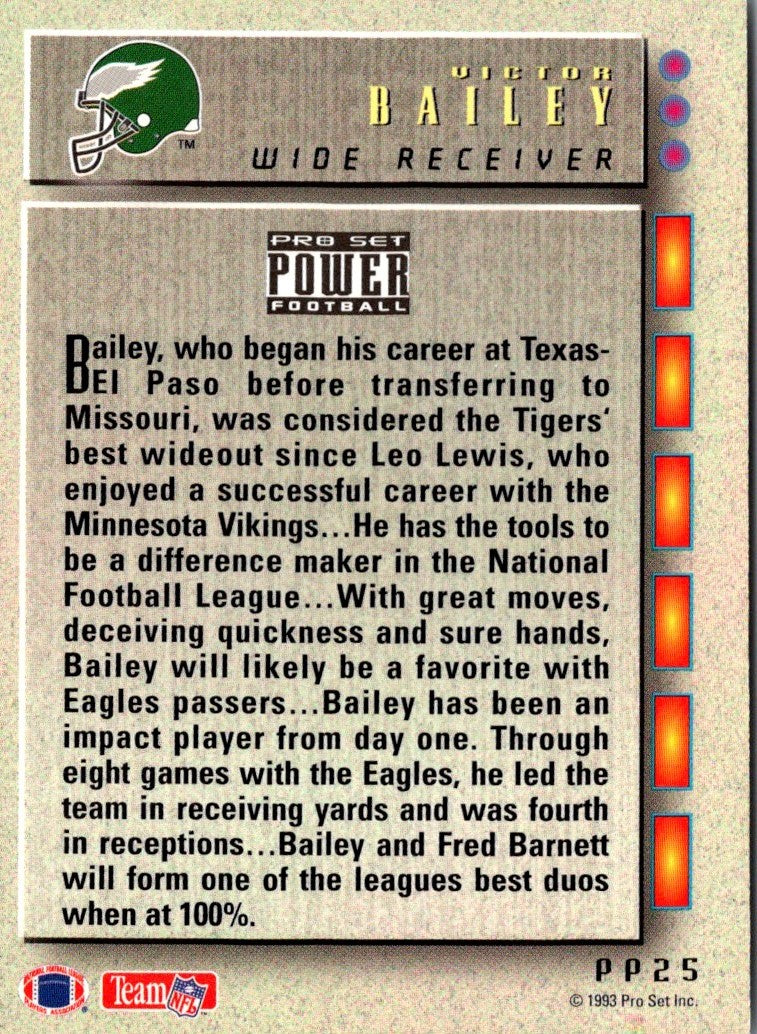 1993 Pro Set Power Update Prospects Gold Victor Bailey