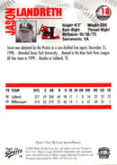 2000 Multi-Ad Hickory Crawdads Update Jason Landreth