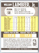 1990 Fleer Bill Laimbeer