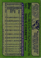 1982 Topps Doug Corbett #560