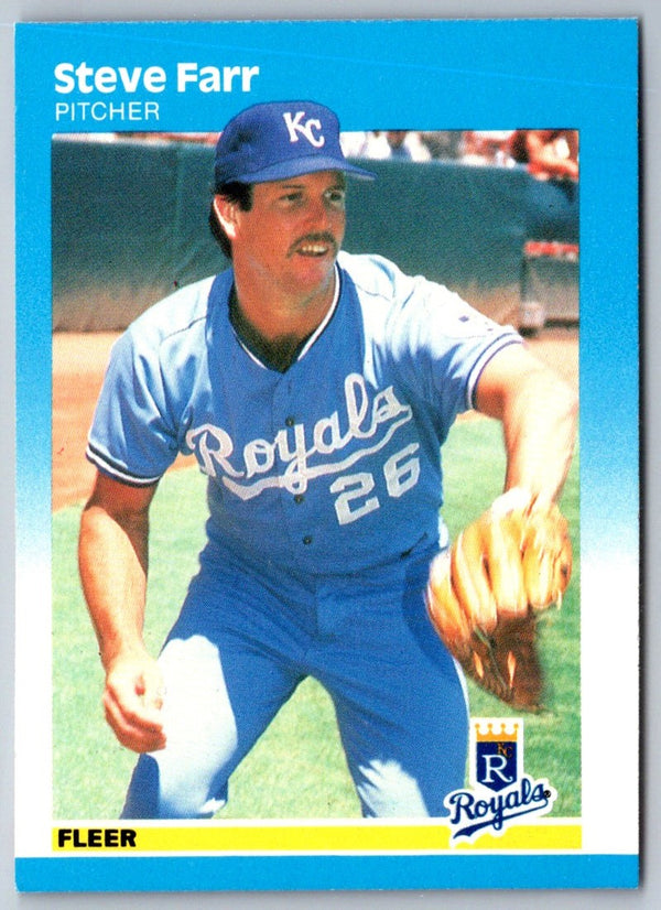 1987 Fleer Steve Farr #367