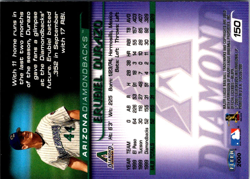 2000 Fleer Focus Erubiel Durazo