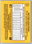 1986 Donruss Matt Young