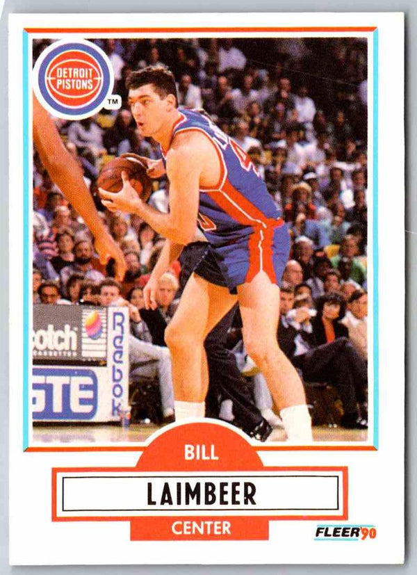 1990 Fleer Bill Laimbeer #58