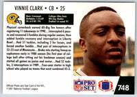 1990 Proset Vinnie Clark #748