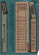 1985 Topps Hostess Atlanta Braves Pascual Perez