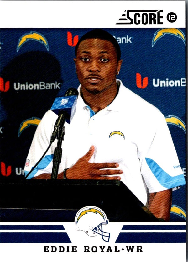 2012 Score Eddie Royal #148