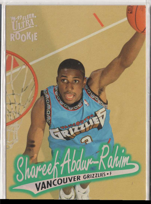 1996 Ultra Shareef Abdur-Rahim #116 Rookie