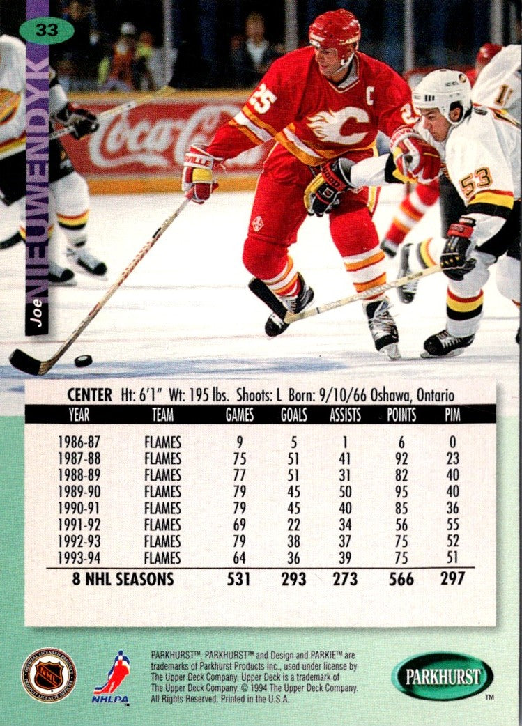 1994 Parkhurst Joe Nieuwendyk