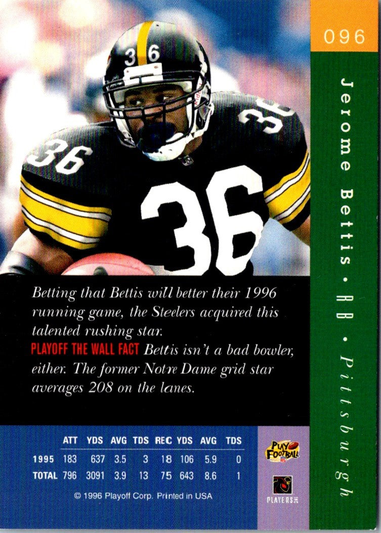1996 Playoff Contenders Jerome Bettis