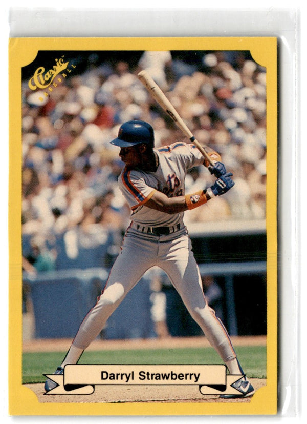 1987 Classic Update Yellow Darryl Strawberry #122