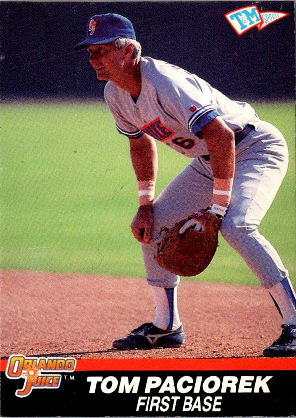 1989 T&M Senior League Tom Paciorek #85