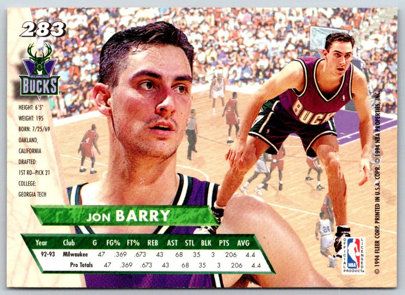 1993 Ultra Jon Barry