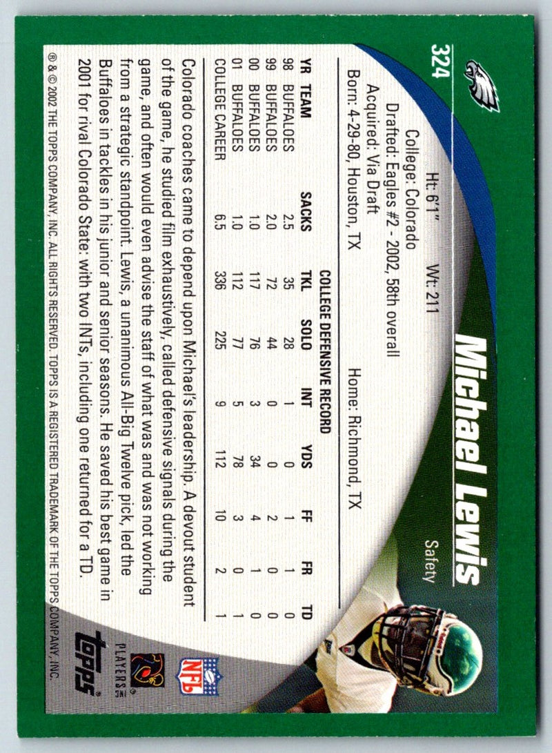 2002 Topps Michael Lewis