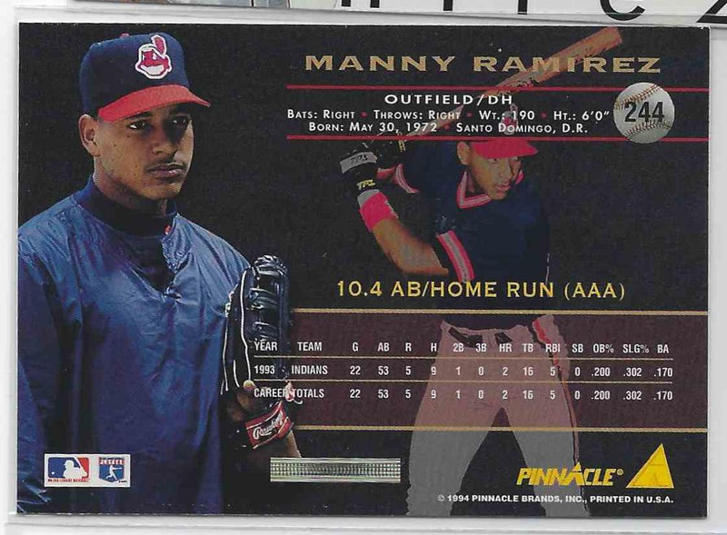 1994 Donruss Manny Ramirez