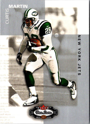 2002 Fleer Box Score Curtis Martin #25