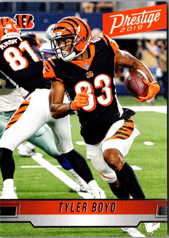 2020 Panini Playoff Goal Line Tyler Boyd #33