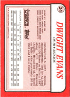 1988 Topps Revco League Leaders Dwight Evans #24