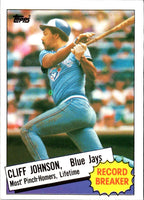 1985 Topps Cliff Johnson #4