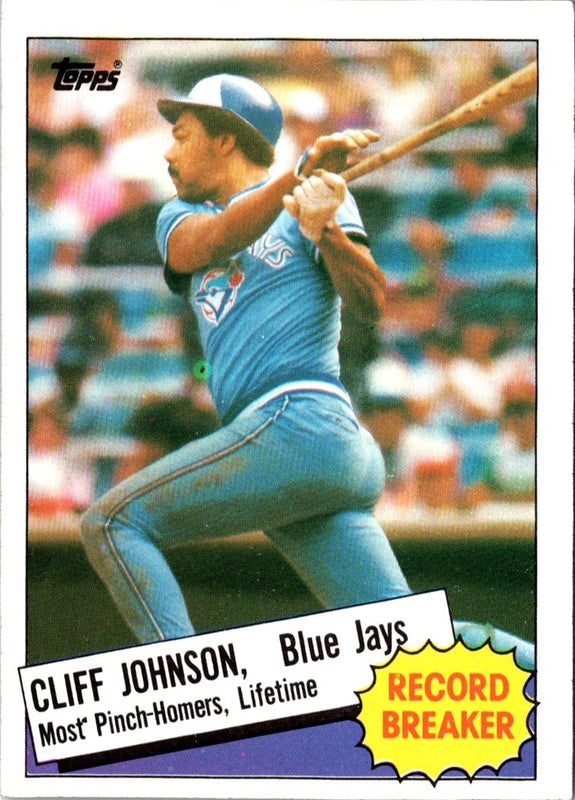 1985 Topps Cliff Johnson #4