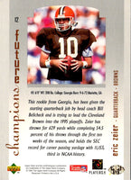 1995 SP Championship Eric Zeier #12 Rookie