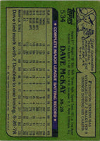 1982 Topps Dave McKay #534