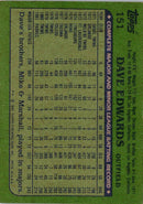 1982 Topps Dave Edwards