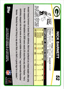 2006 Topps Nick Barnett