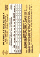 1985 Leaf Dennis Rasmussen #48