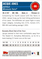 2003 Bazooka Jacque Jones #86
