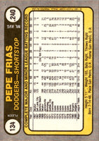 1981 Fleer Pepe Frias #134